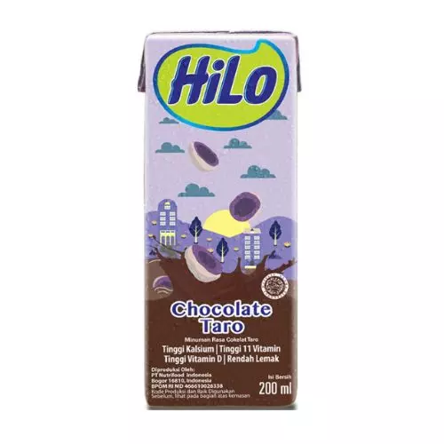 Hilo Chocolate Taro 200 ml Ready To Drink