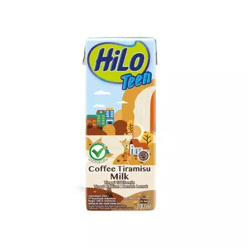 Hilo Teen Coffee Tiramisu Milk 200 ml Ready To Drink