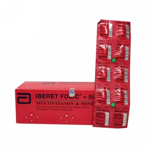 Iberet Folic-500 Tablet Salut Selaput