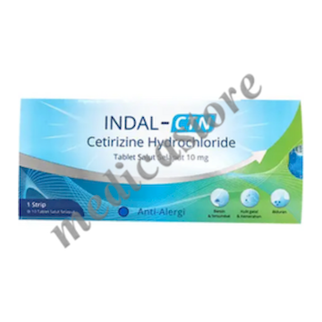 Indal-Ctn 10 mg Tablet Salut Selaput
