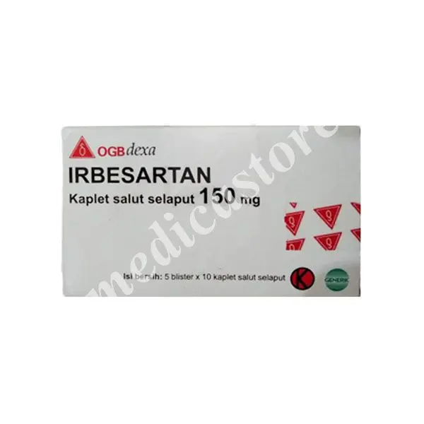 Irbesartan 150 mg Kaplet Salut Selaput
