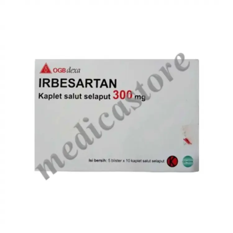Irbesartan 300 mg Kaplet Salut Selaput