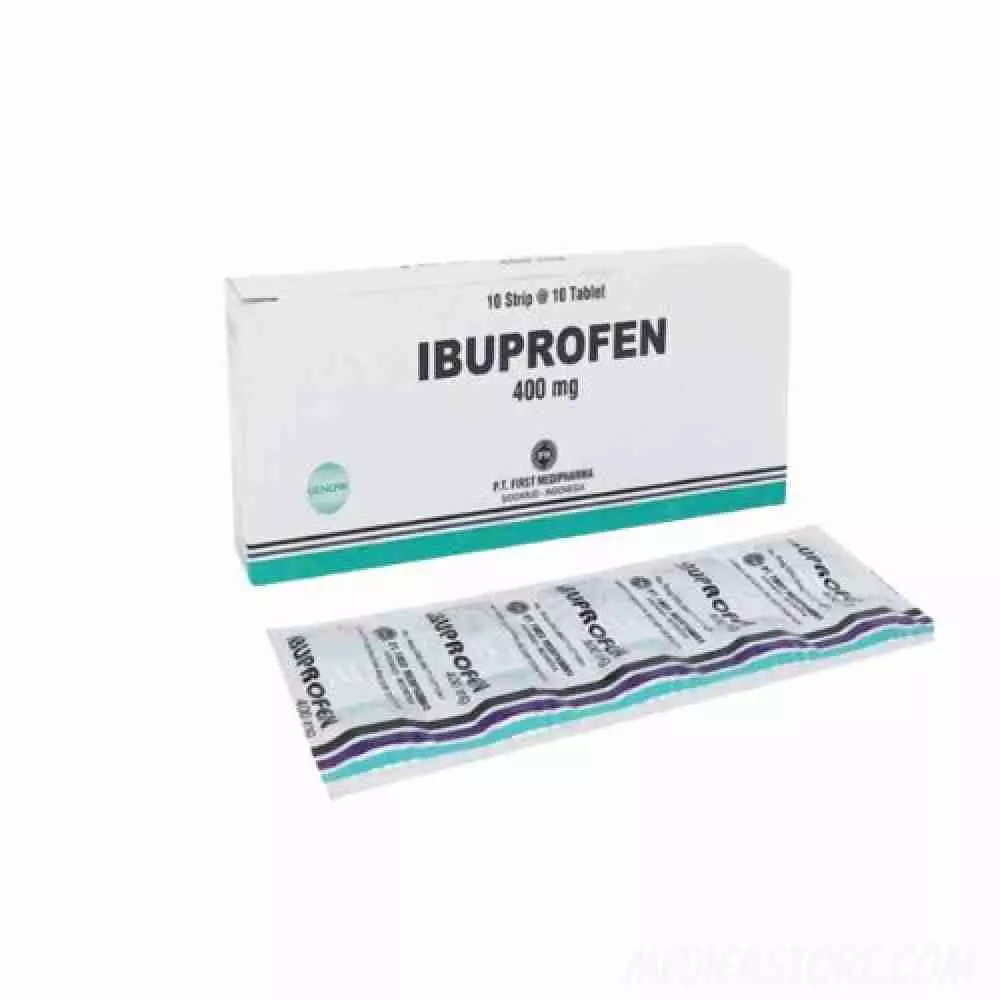 Ibuprofen 400 mg Tablet 100's (FM)