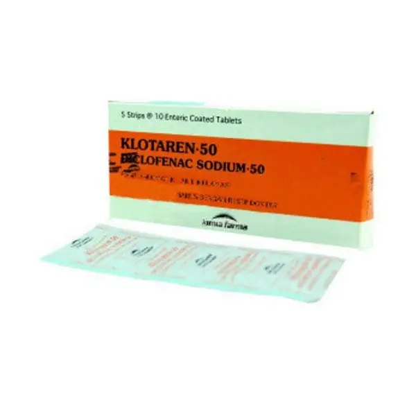 Klotaren 50 mg Tablet
