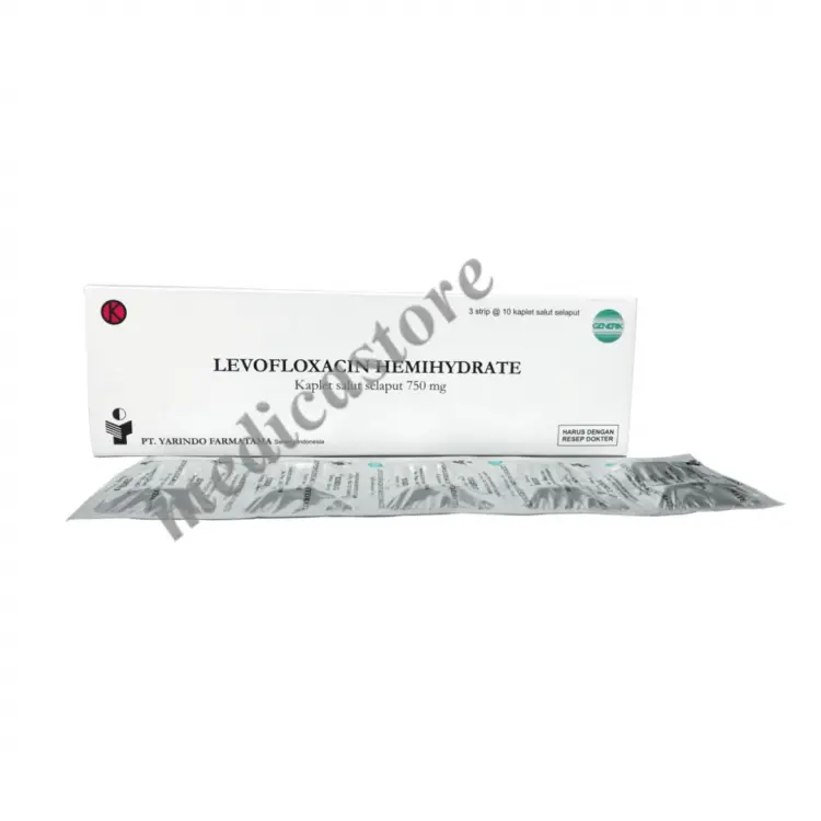 Levofloxacin 750 mg Kaplet Salut Selaput