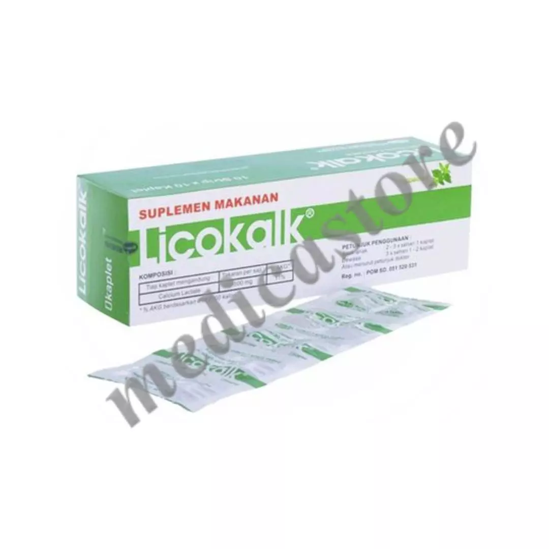 Licokalk Kaplet 500 mg