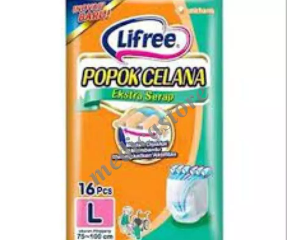 LIFREE POPOK CELANA EKSTRA SERAP L 16's