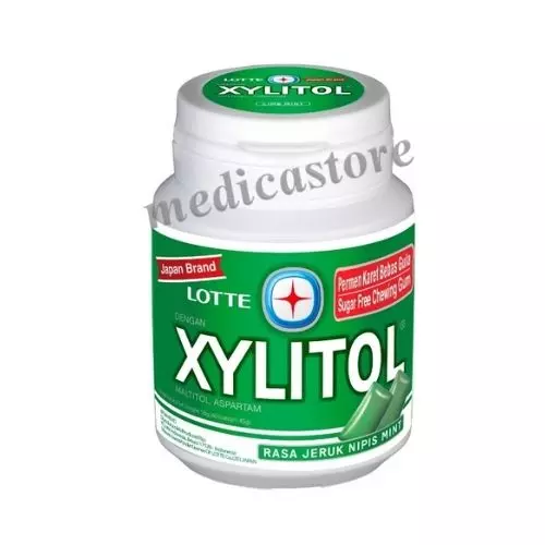 LOTTE XYLITOL LIME MINT 58GR