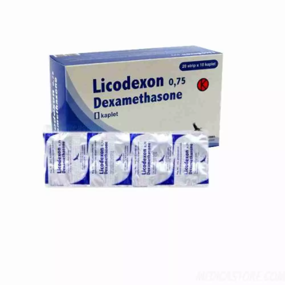 Licodexon 0,75 mg 20 Strip @ 10 Kaplet