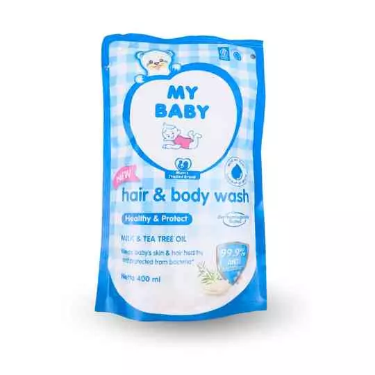 MY BABY HAIR & BODY WASH HEALTHY & PROTECT REFIL 400 ML 