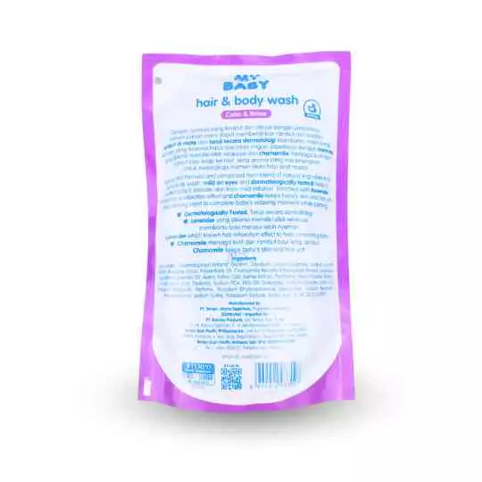 MY BABY HAIR & BODY WASH REFF 400 ML CALM & RELAX