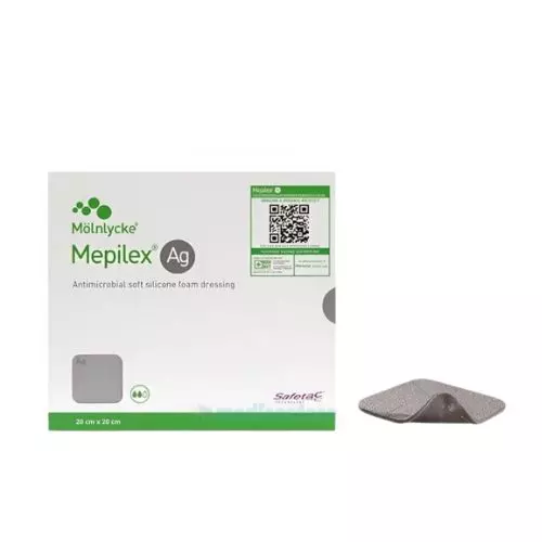 Mepilex AG 12,5 X 12,5 cm