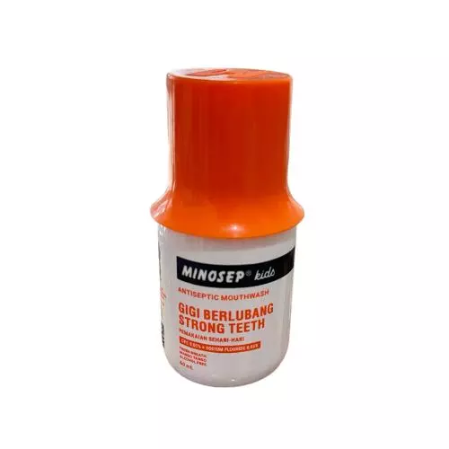 Minosep Kids Antiseptic Mouthwash 60 ml Orange