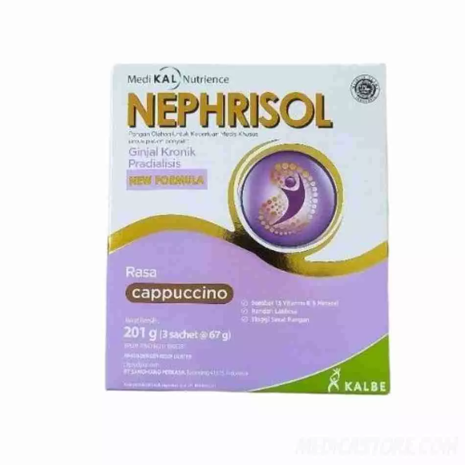 NEPHRISOL CAPPUCCINO 201 GR (3 SACHET)
