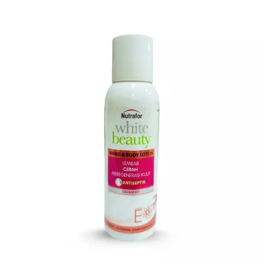 NUTRAFOR WHITE BEAUTY HAND BODY LOTION STRAWBERRY 90 ML