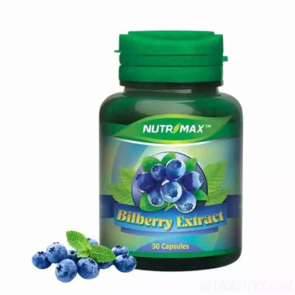 NUTRIMAX BILBERRY EXTRACT 30'S