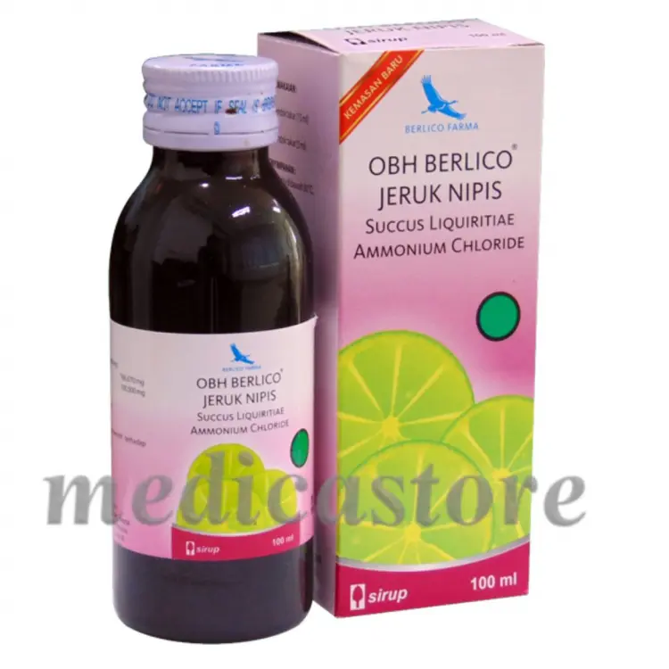 Obh Berlico Sirup 100 ml (Jeruk Nipis)