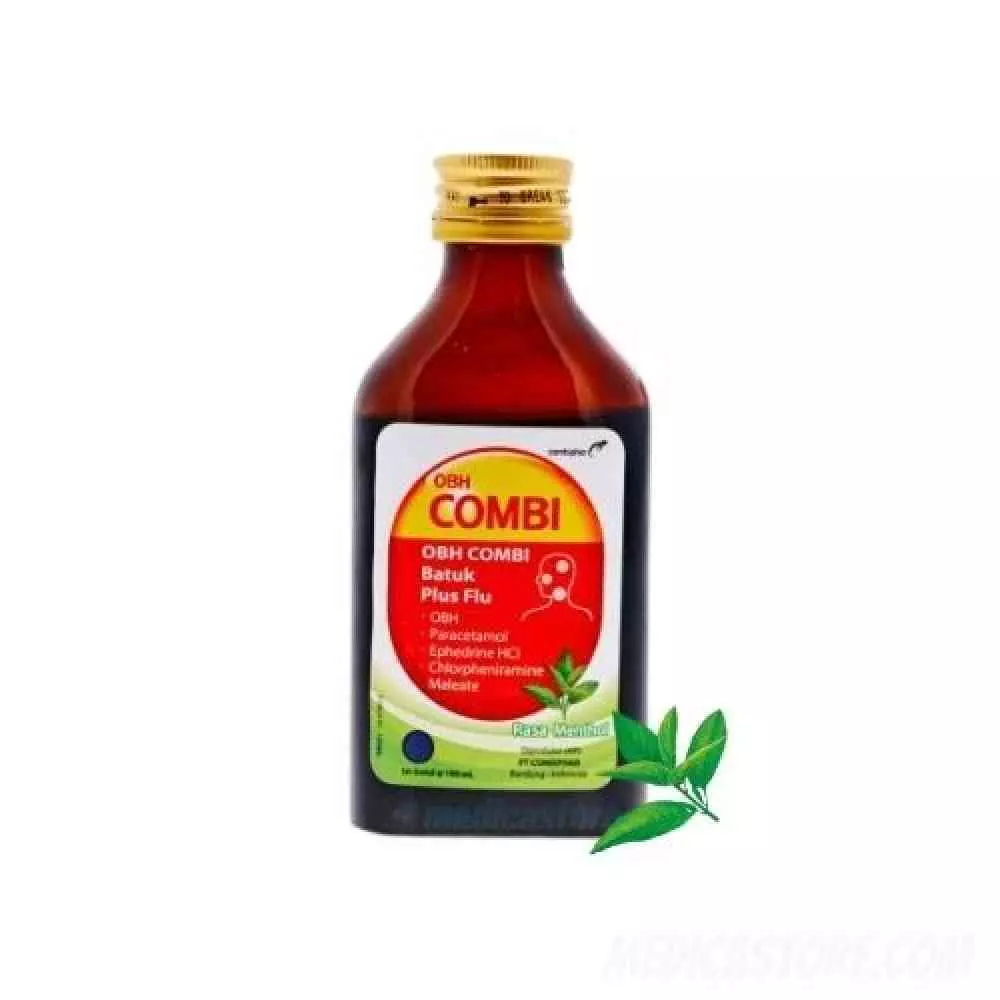 OBH Combi Plus Batuk Flu Sirup Menthol 100 ml