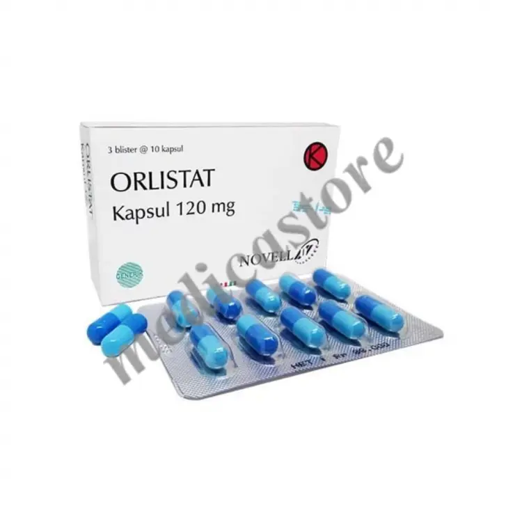 Orlistat 120 mg Strip 10 Kapsul
