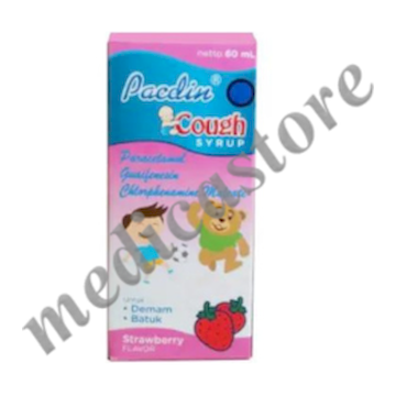 Pacdin Cough Sirup Strawberry 60 ml