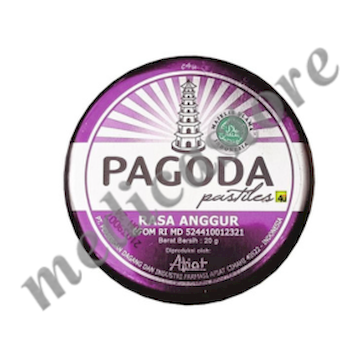 PAGODA PASTILLES GRAPE 20 GR