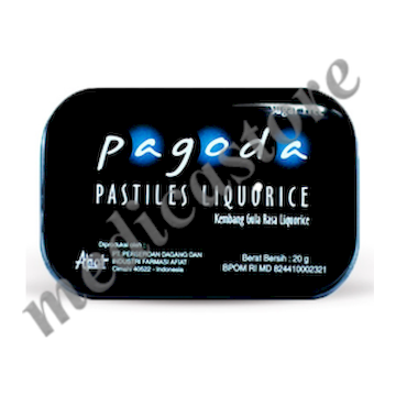 PAGODA PASTILLES LIQUORICE