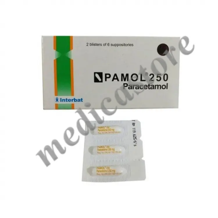 Pamol 250 mg Suppositoria