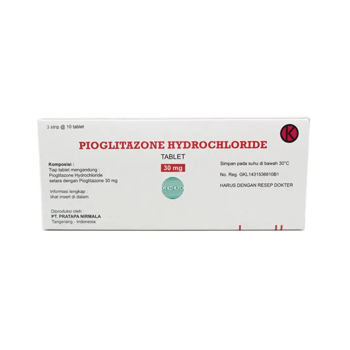 Pioglitazone 30 mg Tablet