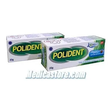 POLIDENT ADHESIVE FLAVOUR FREE 20GR