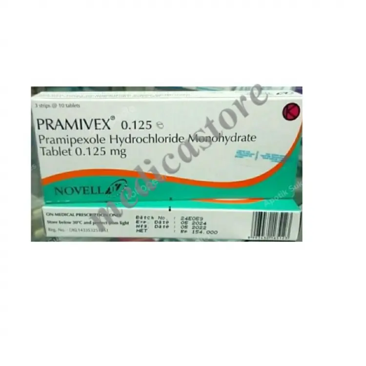 Pramivex 0.125 mg Tablet