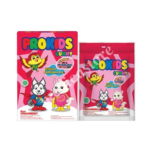PROKIDS GUMMY STRAWBERRY SACHET 5'S