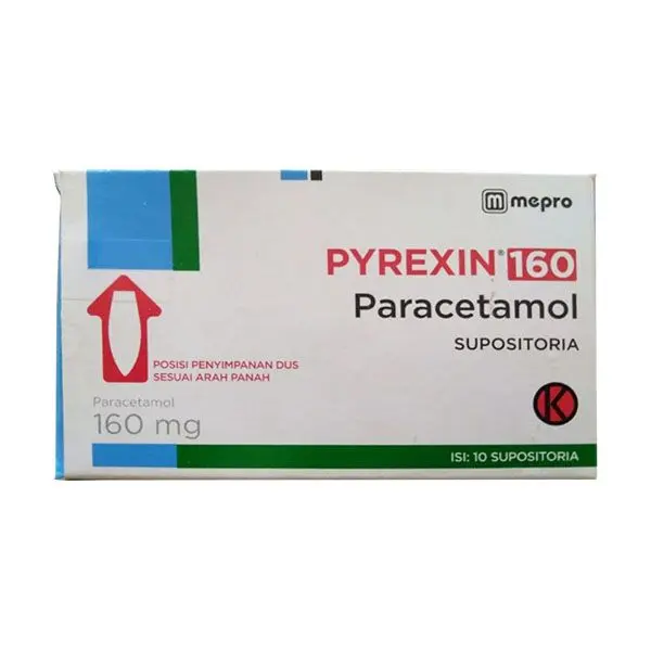 Pyrexin 160 mg Suppositoria
