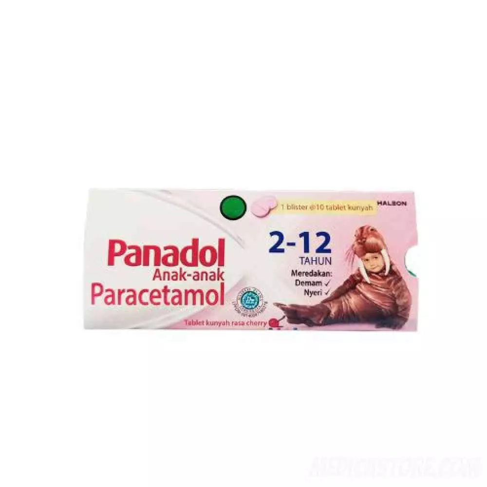 Panadol Anak-Anak 120 mg Tablet Kunyah