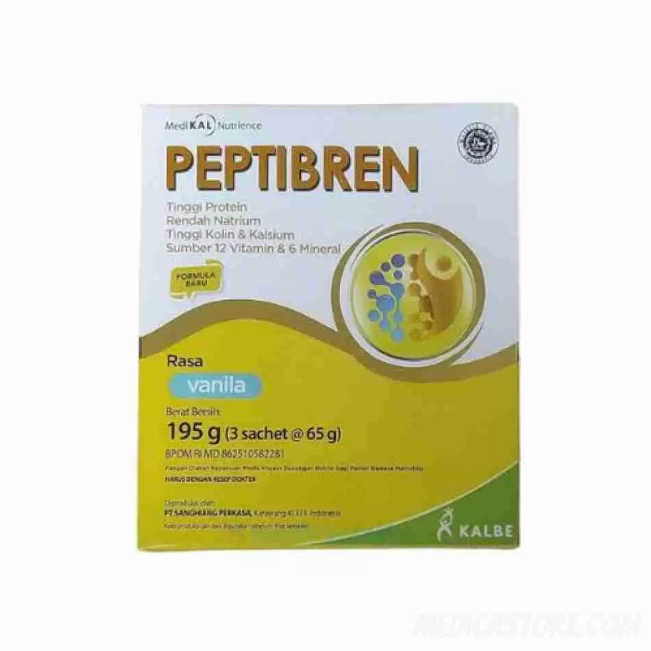PEPTIBREN VANILA 195 G (SACHET 3 X 65 G)