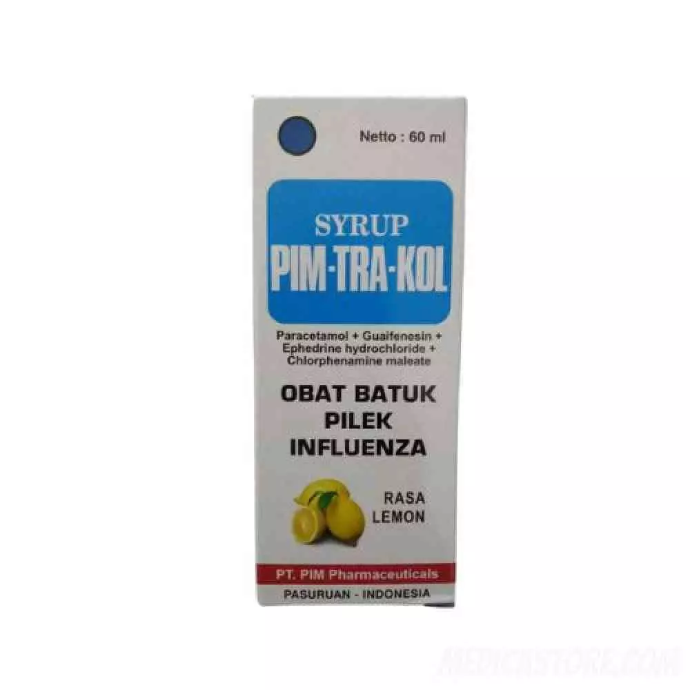 Pimtrakol Sirup Rasa Lemon 60 ml