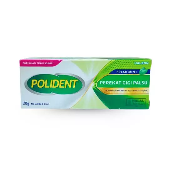 POLIDENT ADHESIVE FRESH MINT 20 GRAM