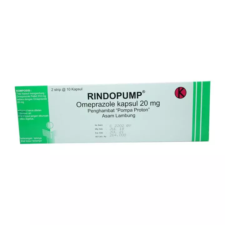 Rindopump 20 mg Kapsul Lepas Tunda