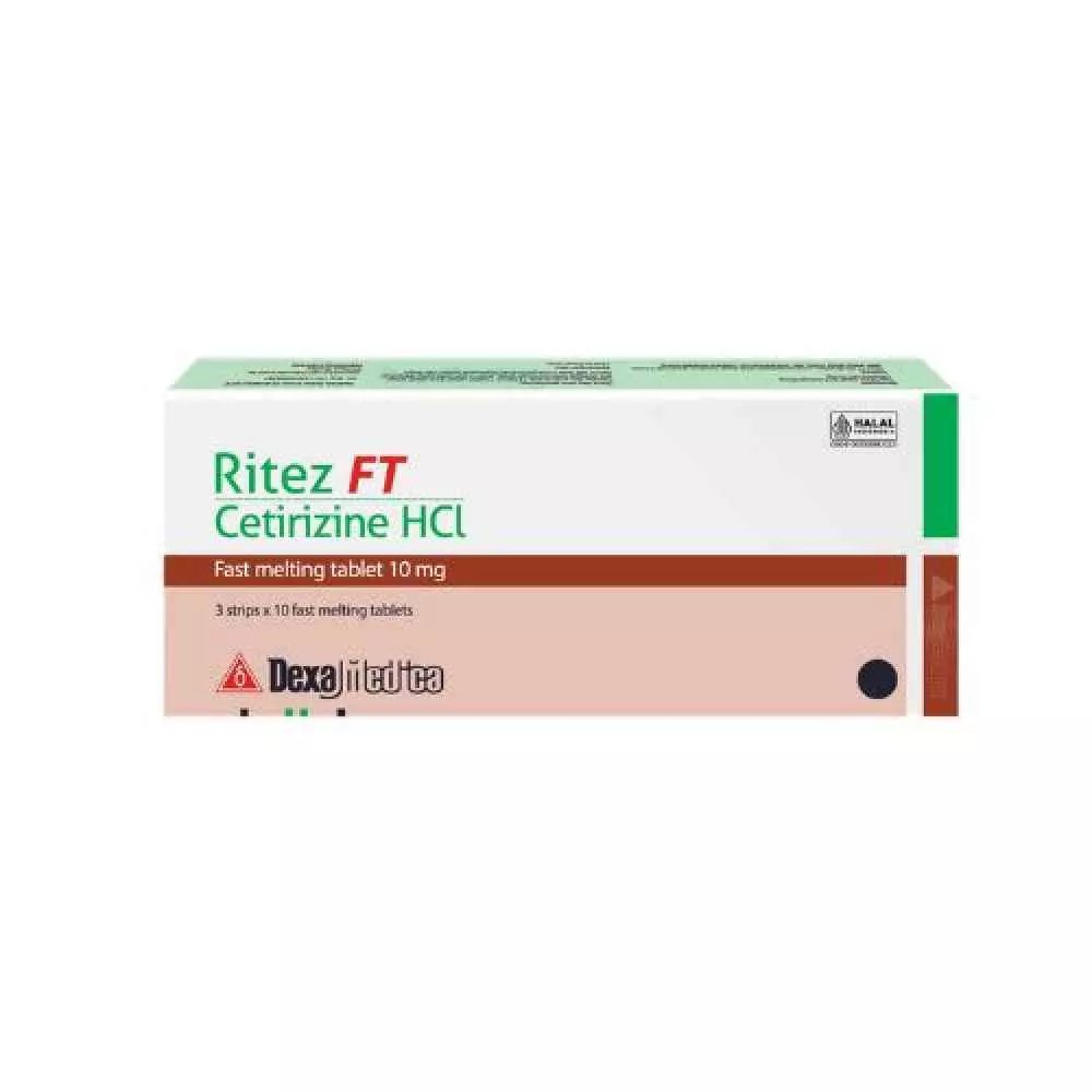 Ritez FT 10 mg Tablet