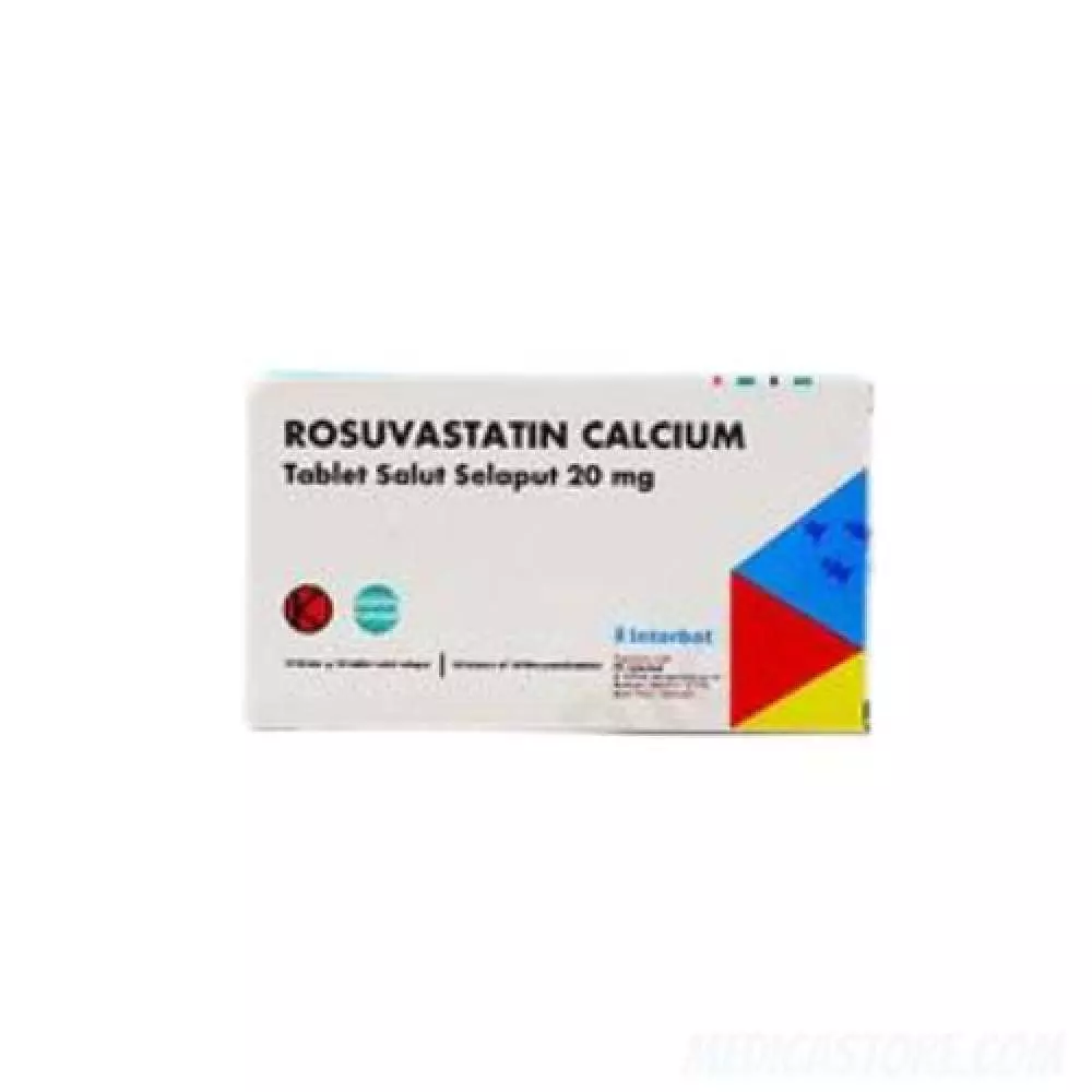Rosuvastatin Calcium 10 mg Tablet 100 'S (Interbat)