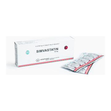 Simvastatin 10 mg Tablet Fct