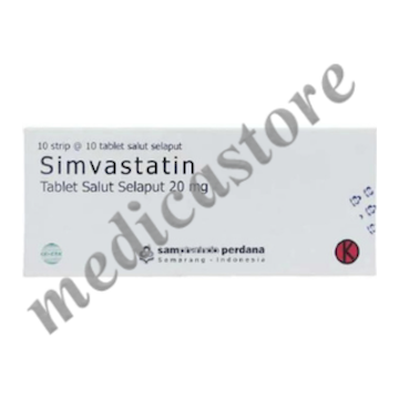 Simvastatin 20 mg Tablet Salut Selaput