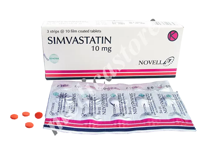 Simvastatin 10 mg Tablet Salut Selaput