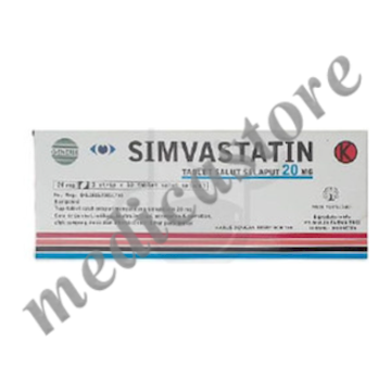 Simvastatin 20 mg Tablet Salut Selaput