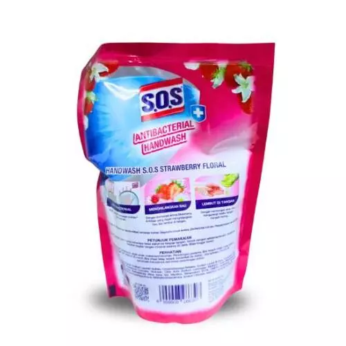 SOS Handsoap Strawberry Floral Refill 300 ml