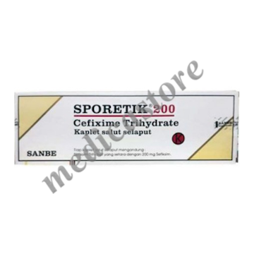 Sporetik 200 mg Kaplet Salut Selaput