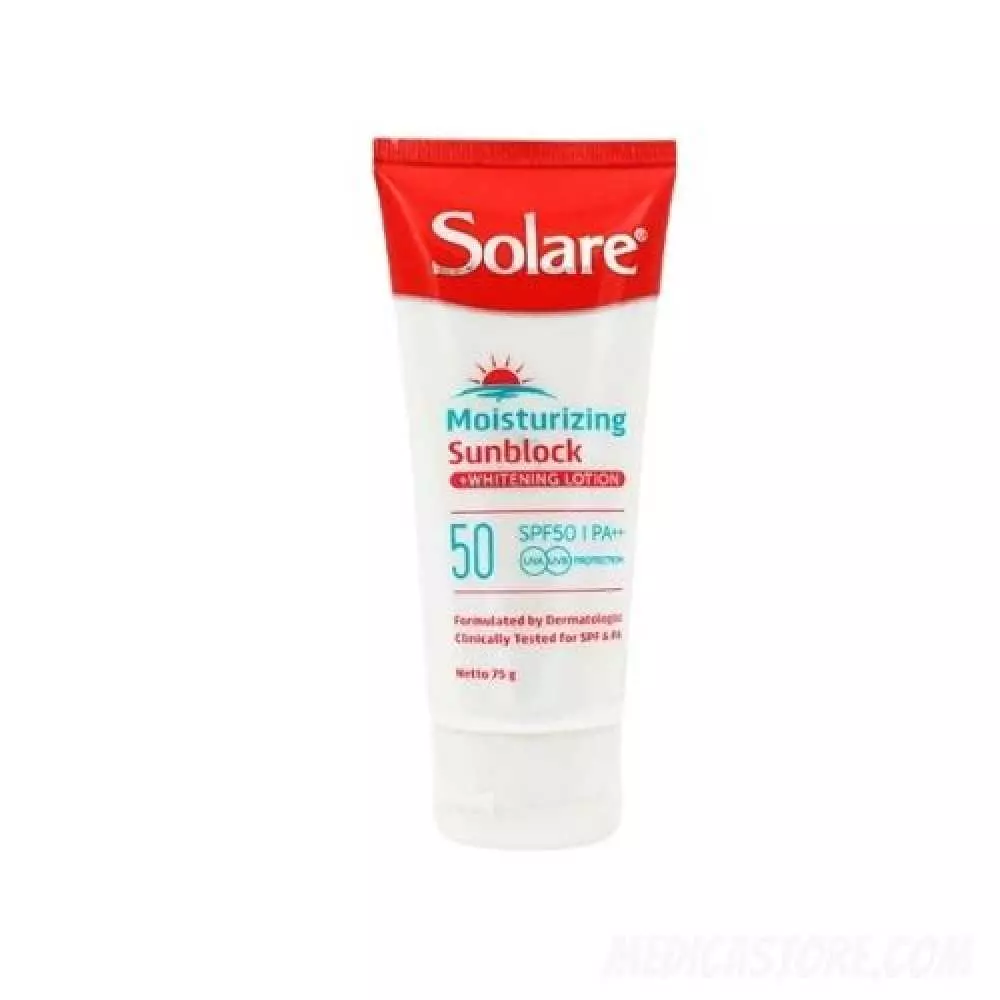Solare Sunblock Plus Whitening SPF 50 75 mL