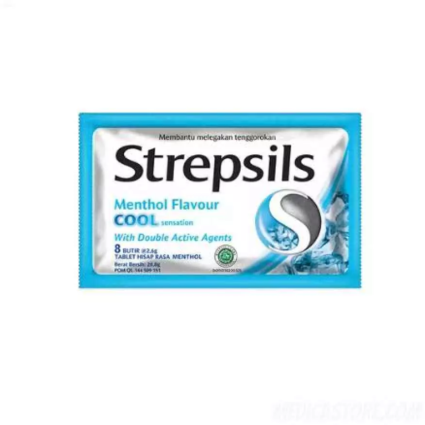 Strepsils Cool Menthol Sachet 8S