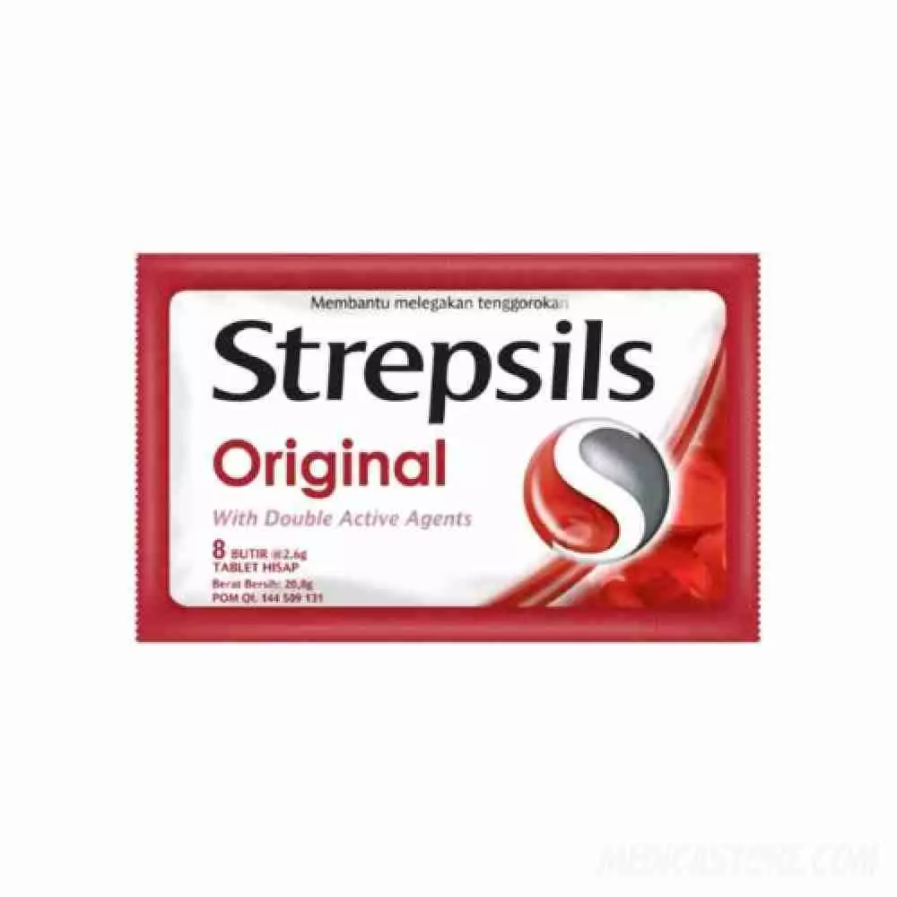 STREPSILS ORIGINAL WITH DOUBLE ACTIVE AGENTS ISI 8 