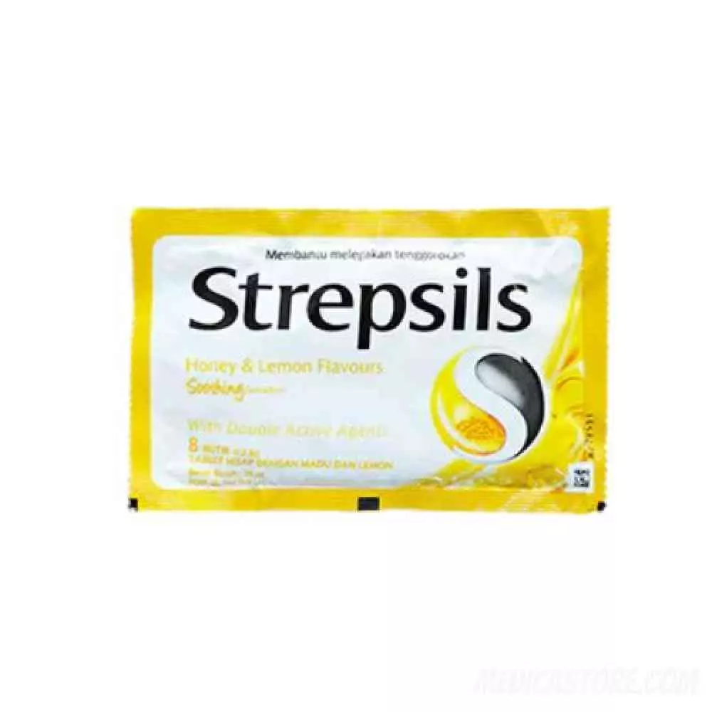 STREPSILS WITH HONEY & LEMON 8 S