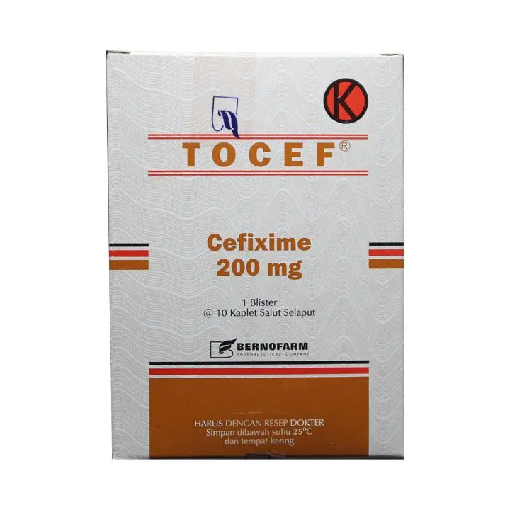 Tocef  200 mg Kaplet Salut Selaput